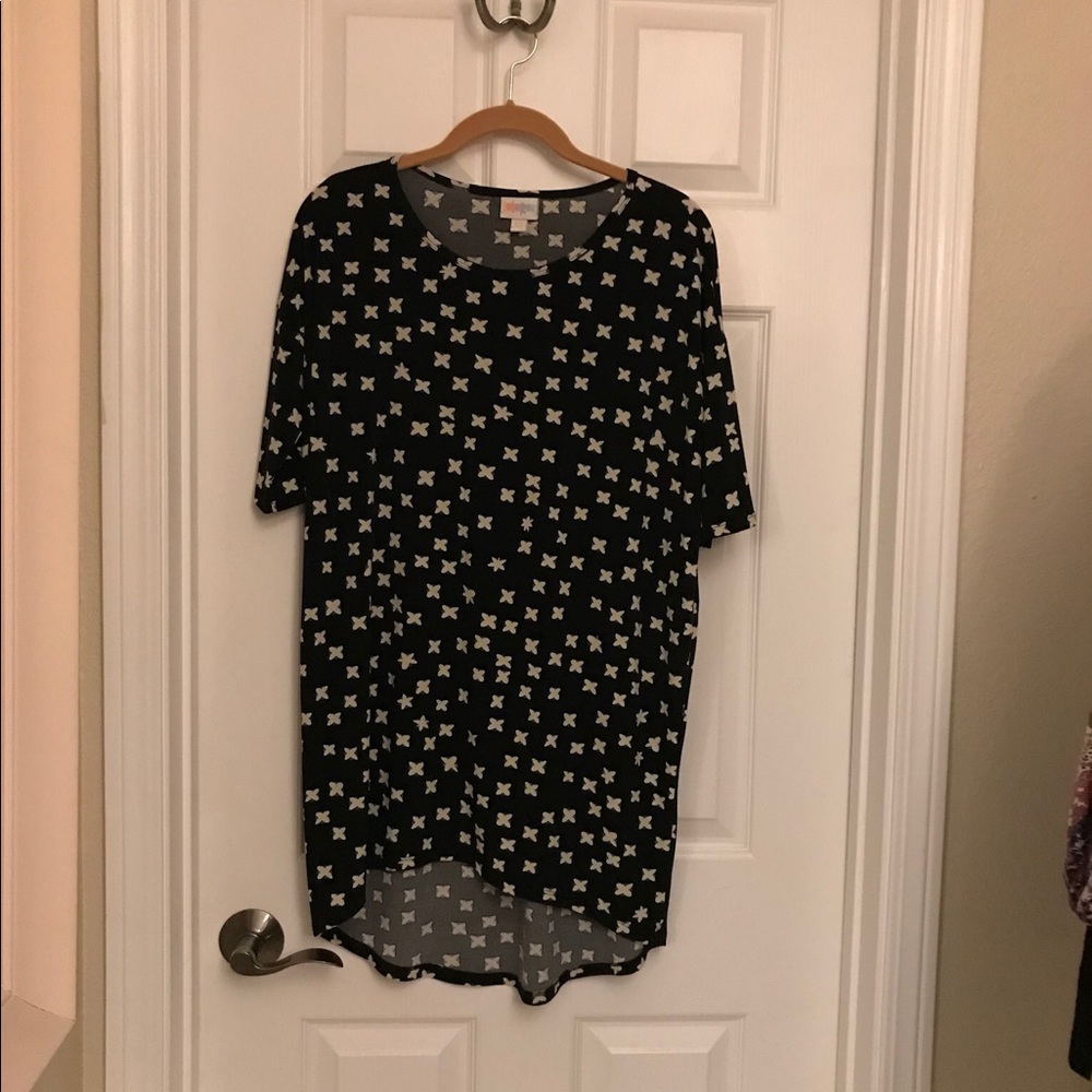 LulaRoe Hi-Lo Tunic Short Sleeve, Size XXS,